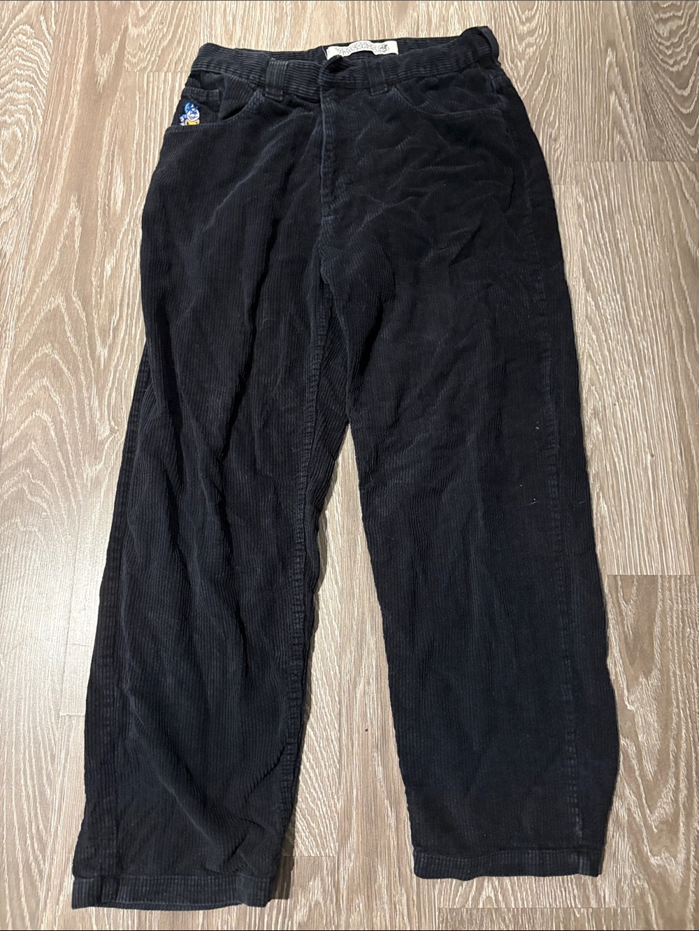Men's Black Corduroy Pants - Classic Casual Wear